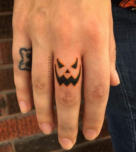 60+ Superb Small Halloween Tattoo Designs 2023