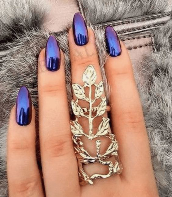 60+ Beautiful Chrome Nail Designs 2023