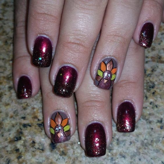 Thanksgiving Nail Designs 2023