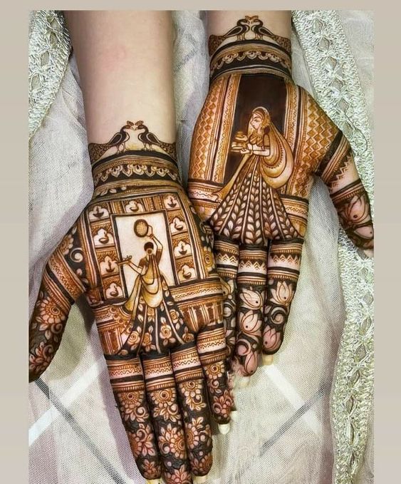 33+ Beautiful Karwa Chauth Mehndi Design 2023