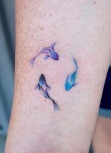 60+ Beautiful Blue Koi Fish Tattoo Designs 2025