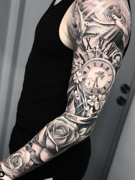 50+ Superb Clock Tattoo Designs You must Try