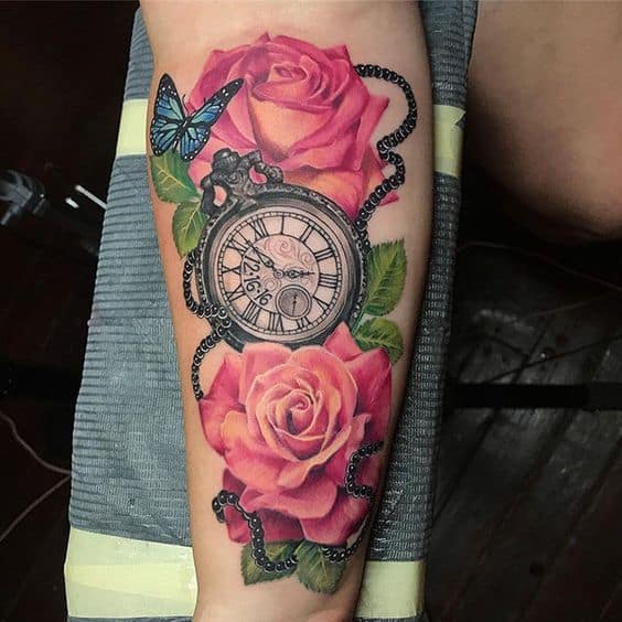 50+ Superb Clock Tattoo Designs You must Try