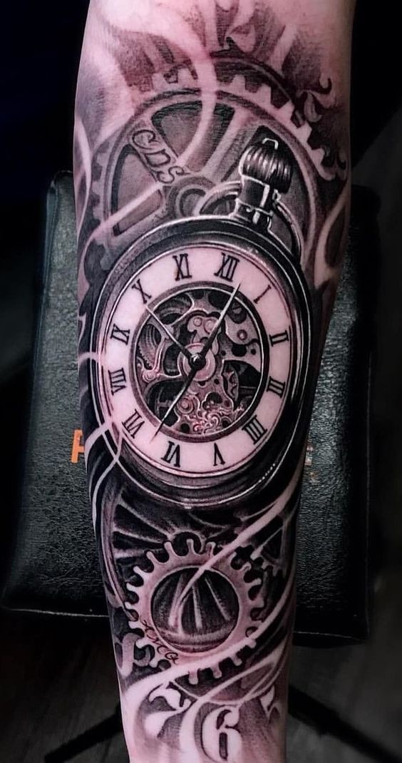 50+ Superb Clock Tattoo Designs You must Try