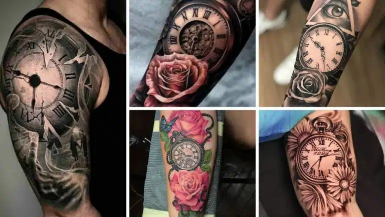 50+ Superb Clock Tattoo Designs You must Try (2024)