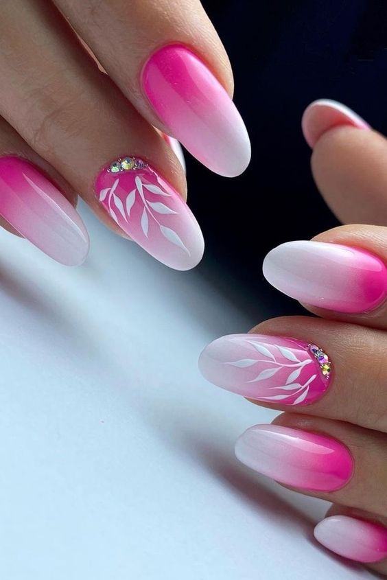 60+ Hot Pink Nail Designs 2024