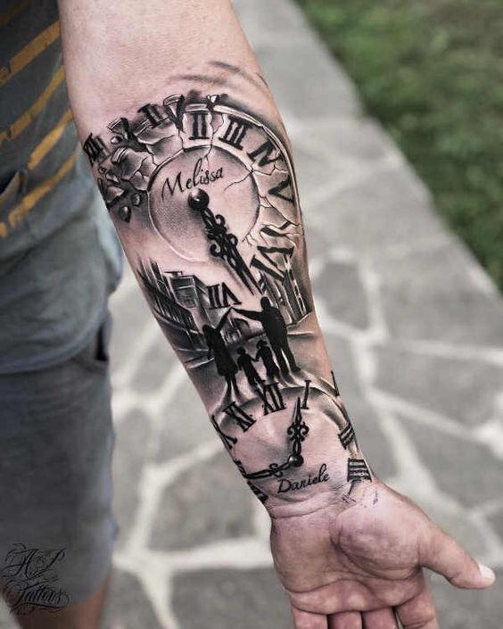 50+ Superb Clock Tattoo Designs You must Try