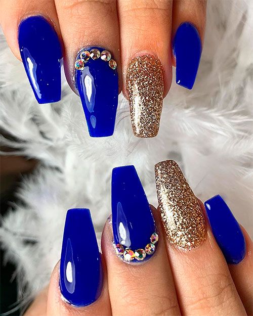 40+ Trending Nail Designs With Diamonds 2024