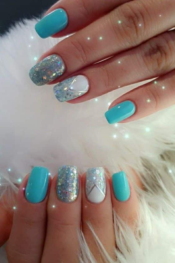 26+ Sky Blue Nail Designs 2024