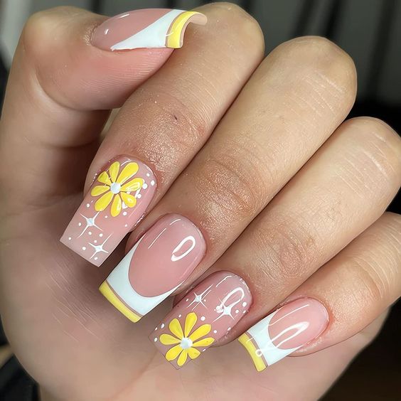 24+ Spring Flower Nail Designs 2024