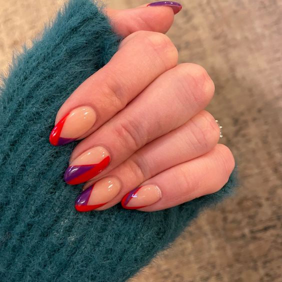 23+ Red And Purple Nail Designs 2024