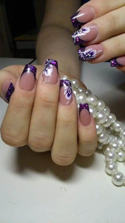 21+ Dark Purple Nail Designs 2024