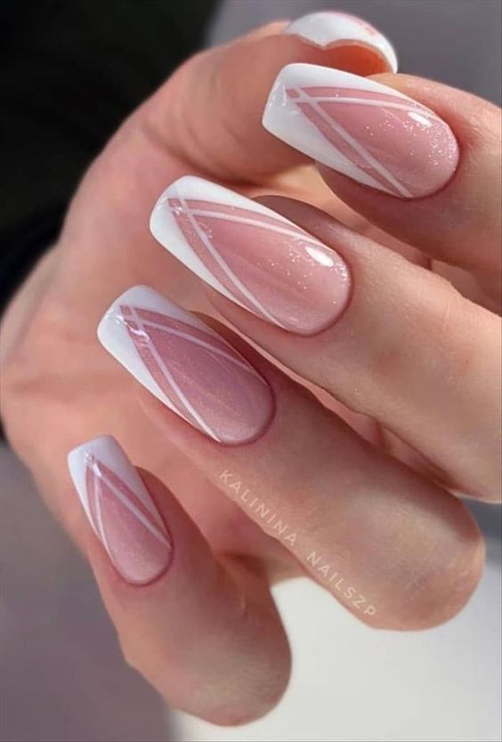 31+ Beautiful Square French Nail Designs 2024