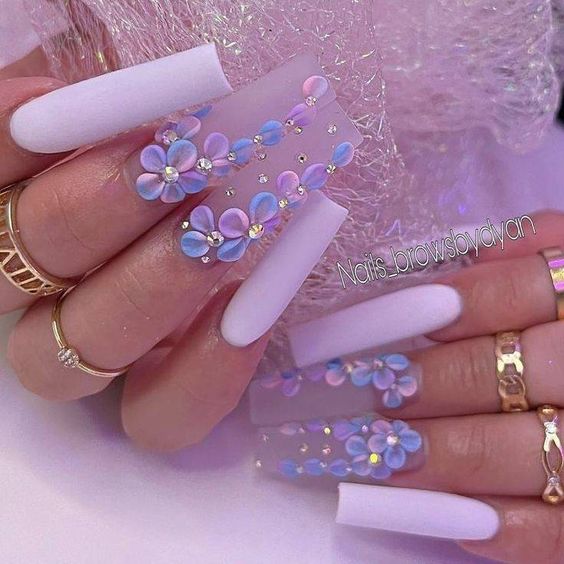 24+ Spring Flower Nail Designs 2024