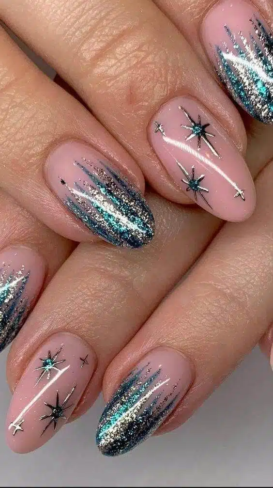 39+ Gorgeous Glitter Nail Designs 2024
