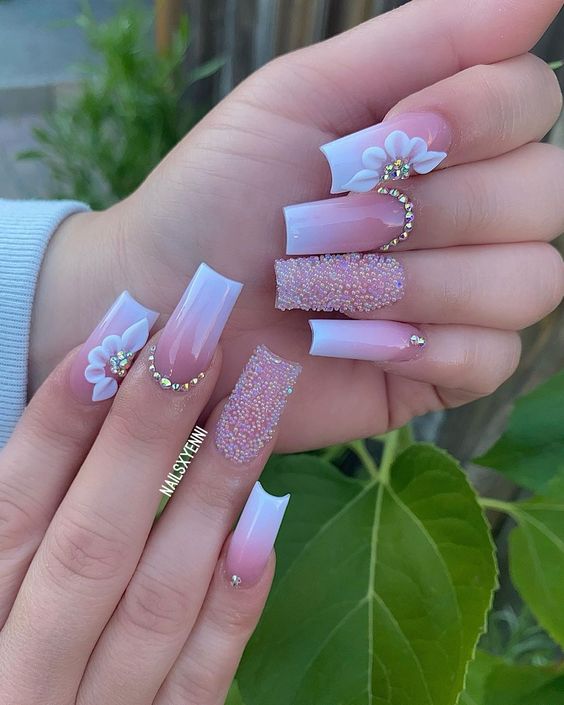 24+ Spring Flower Nail Designs 2024