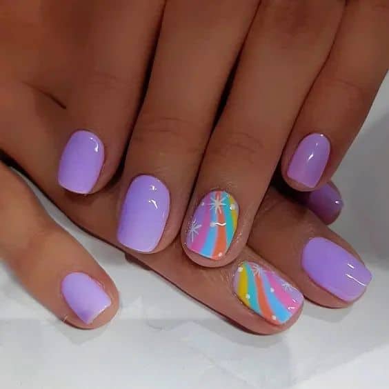 32+ Summer Nail Designs For Short Nails 2024