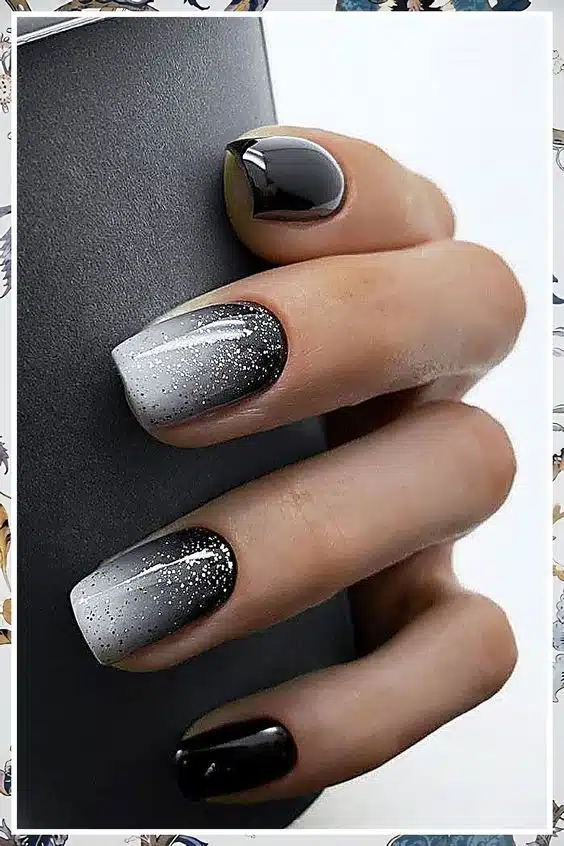 33+ Superb Short Black Nail Ideas 2024
