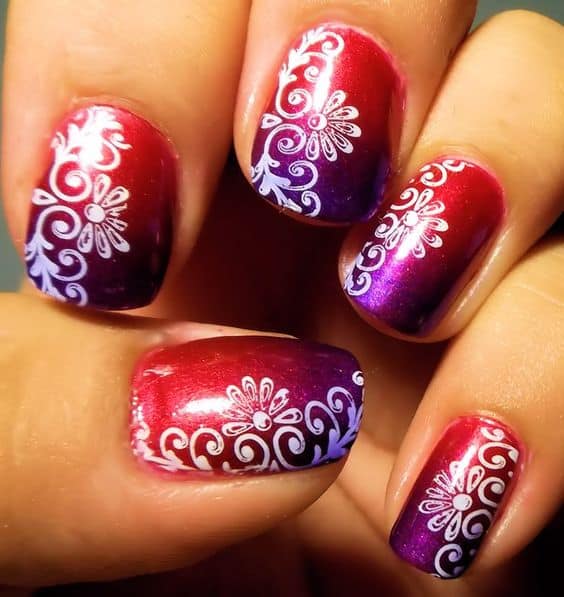 23+ Red And Purple Nail Designs 2024