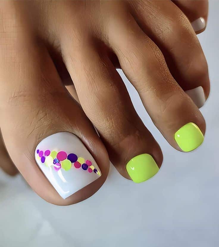 52+ Beautiful Yellow Toe Nail Designs 2024