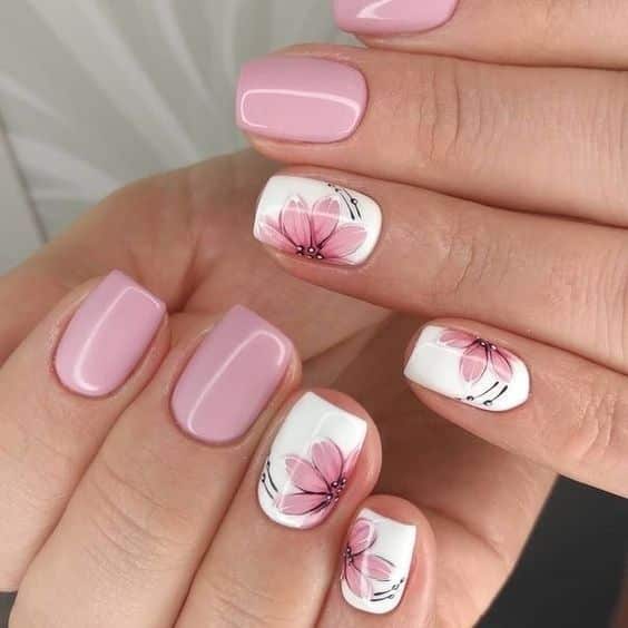 24+ Spring Flower Nail Designs 2024