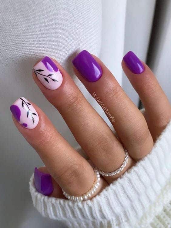 21+ Dark Purple Nail Designs 2024