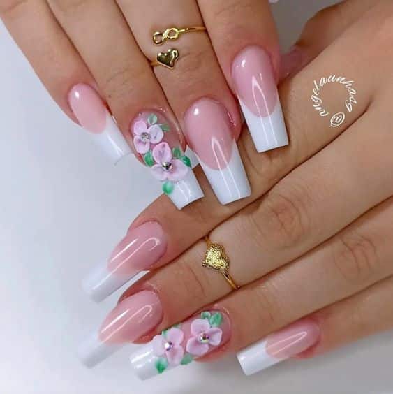 24+ Spring Flower Nail Designs 2024