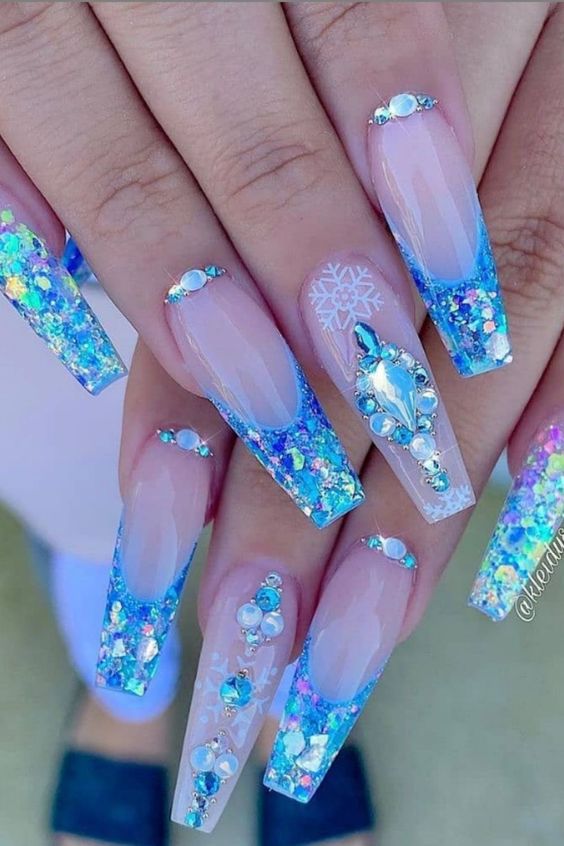 26+ Sky Blue Nail Designs 2024