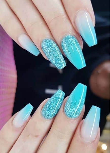 26+ Sky Blue Nail Designs 2024