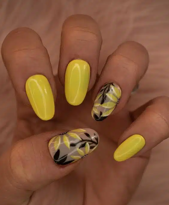 27+ Summer Yellow Nail Designs 2024