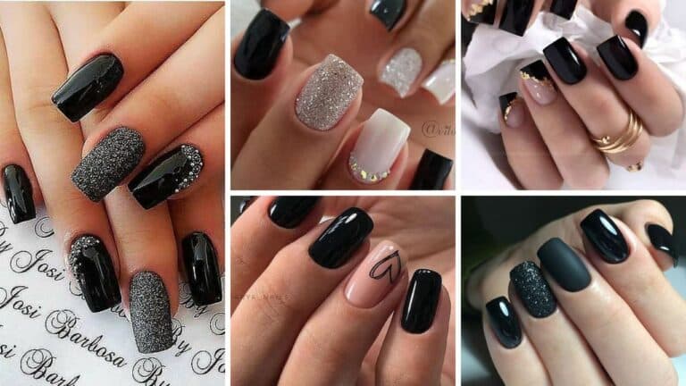 33+ Superb Short Black Nail Ideas 2024