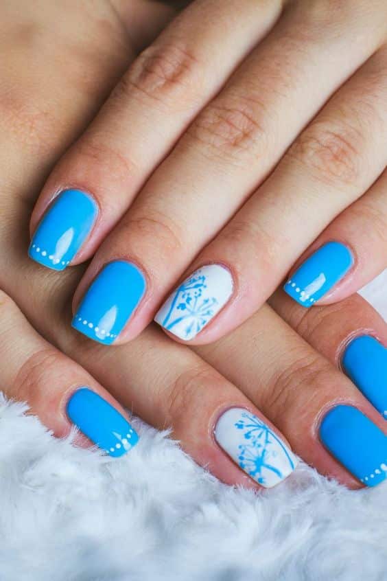 26+ Sky Blue Nail Designs 2024