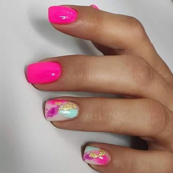 32+ Summer Nail Designs For Short Nails 2024