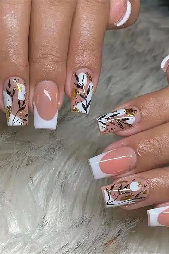 31+ Beautiful Square French Nail Designs 2024