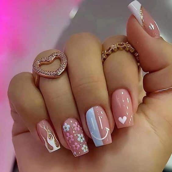 24+ Spring Flower Nail Designs 2024