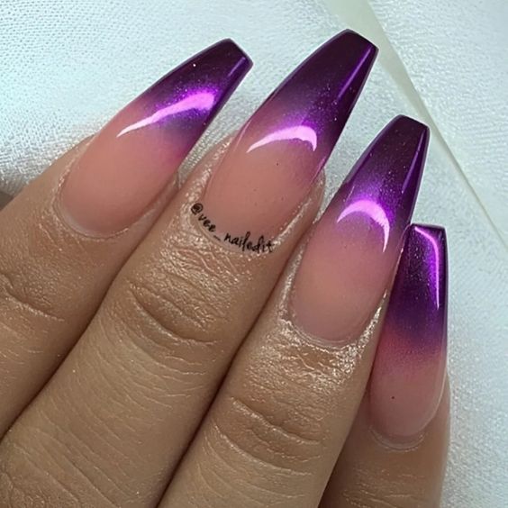 21+ Dark Purple Nail Designs 2024