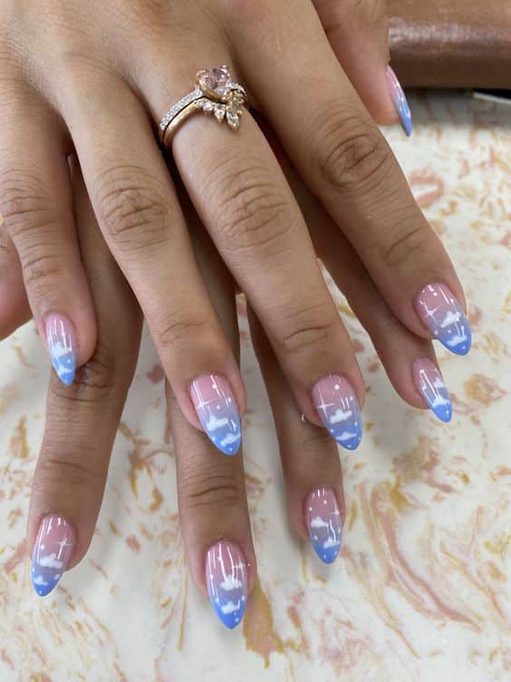 26+ Sky Blue Nail Designs 2024