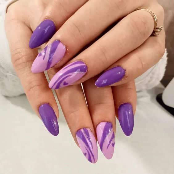 21+ Dark Purple Nail Designs 2024