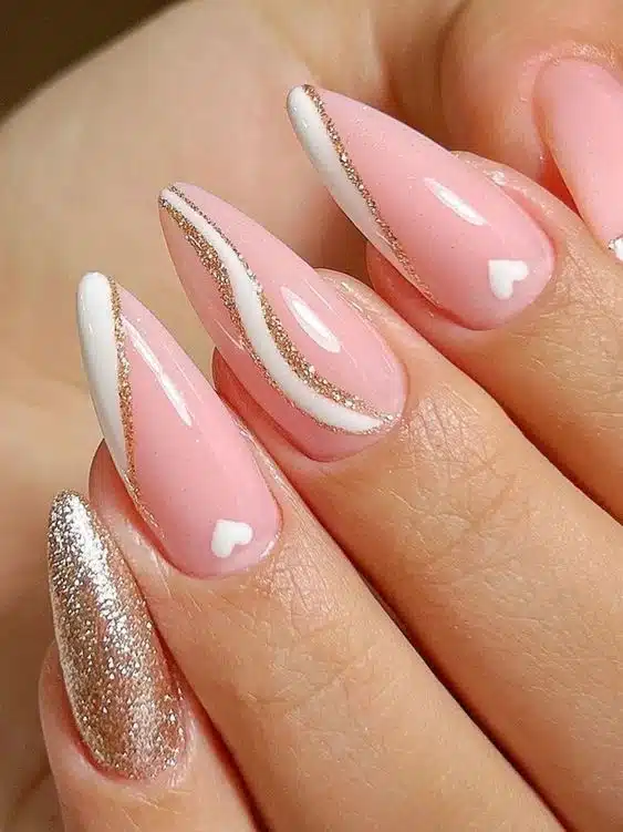 30+ Superb Silver And White Nail Designs 2024