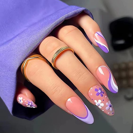 24+ Spring Flower Nail Designs 2024