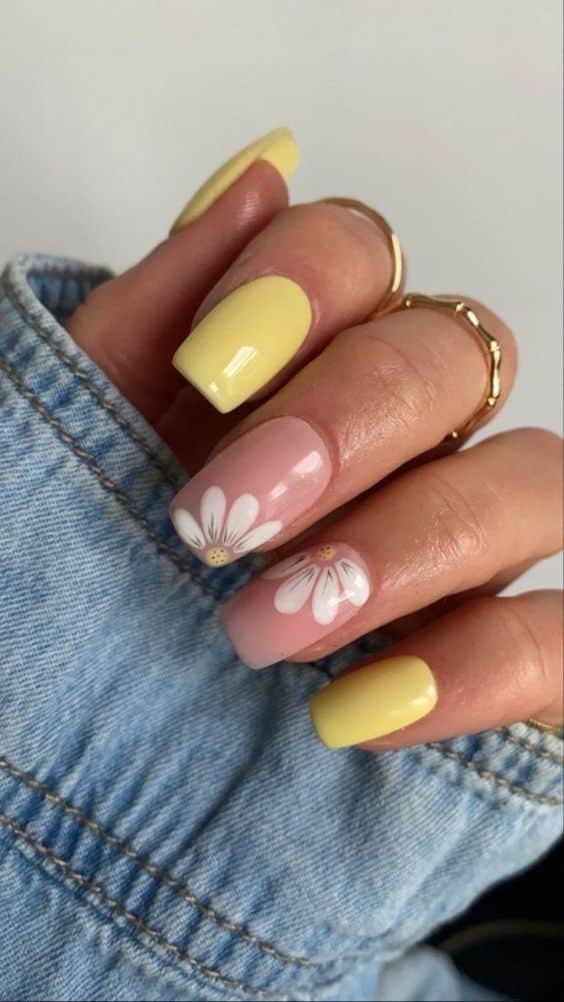 24+ Spring Flower Nail Designs 2024