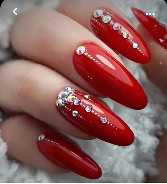 40+ Trending Nail Designs With Diamonds 2024