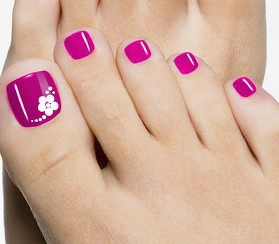 48+ Peaceful Pink Toe Nail Designs 2024