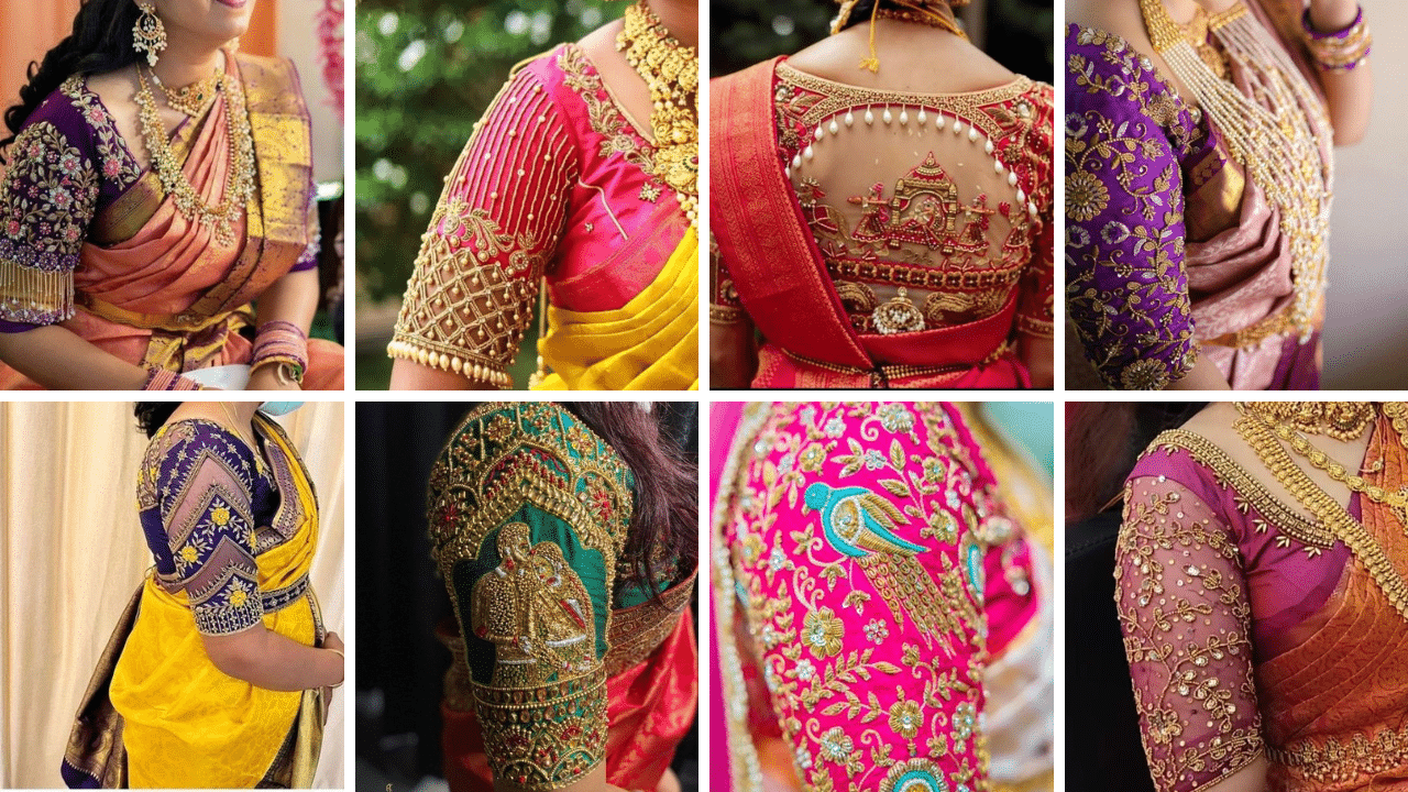 90+ Aari Work Blouse Designs For Bride (2024)