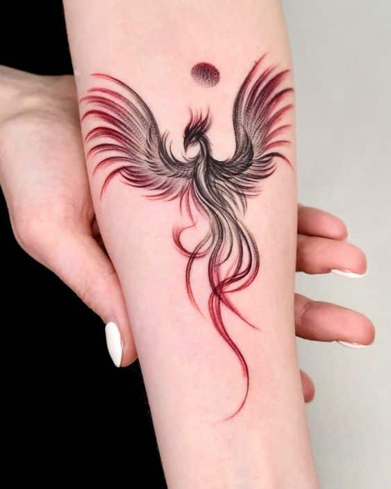 60+ Superb Pheonix Tattoo For Women