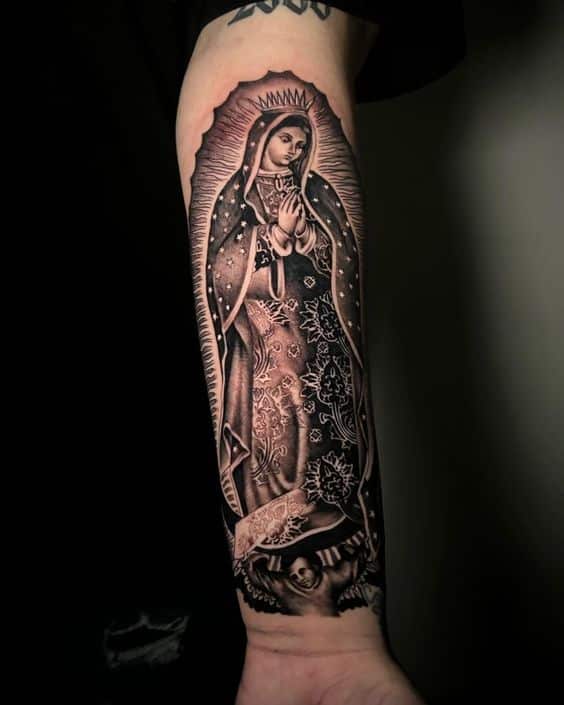 52+ Inspiring Virgen Mary Tattoo