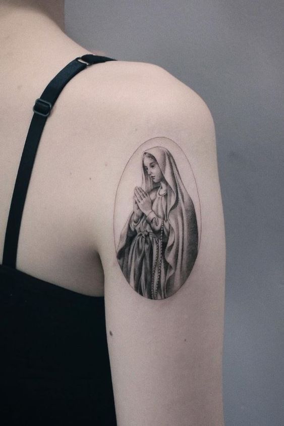 52+ Inspiring Virgen Mary Tattoo