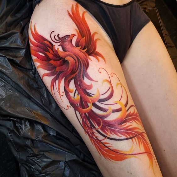 60+ Superb Pheonix Tattoo For Women