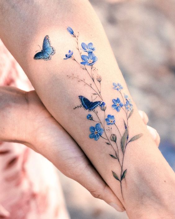 53+ Fabulous Forget Me Not Flower Tattoo