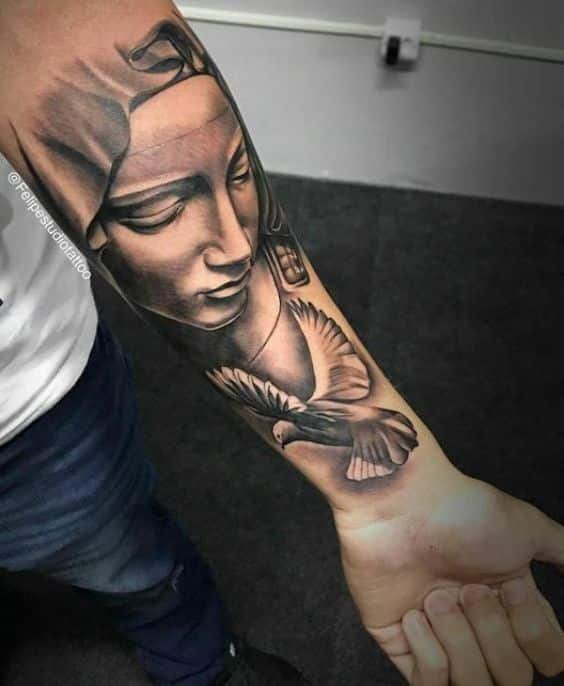 52+ Inspiring Virgen Mary Tattoo